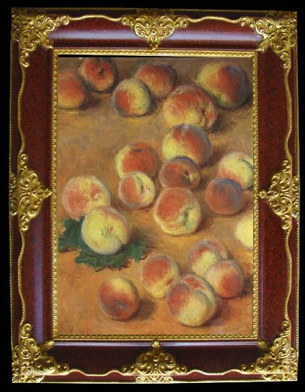 framed  Claude Monet Peaches, Ta119-3